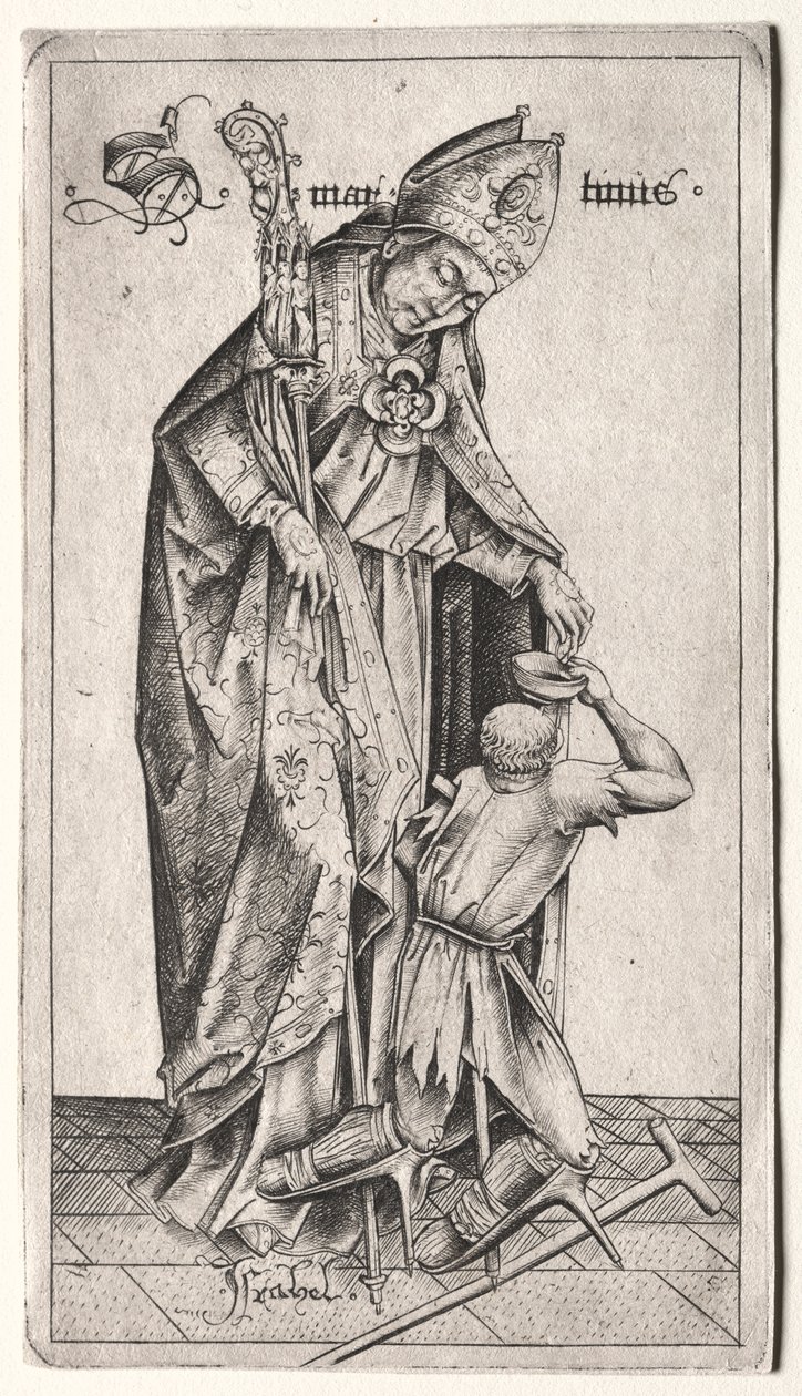 St. Martin. tekijältä Israhel van Meckenem