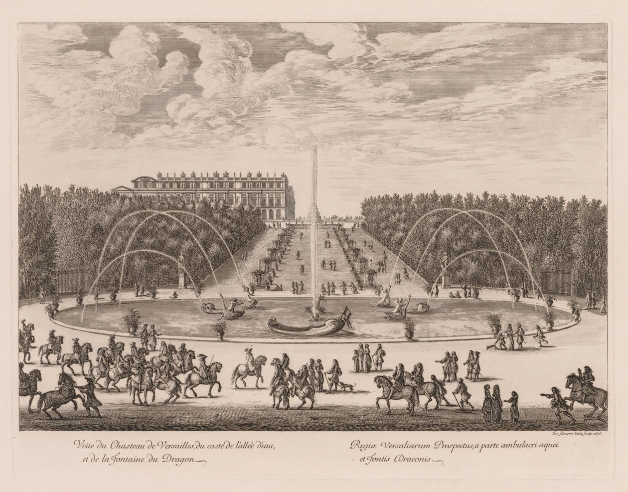 Näkymä Château de Versailles