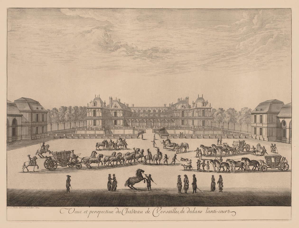 Näkymä ja perspektiivi Versailles