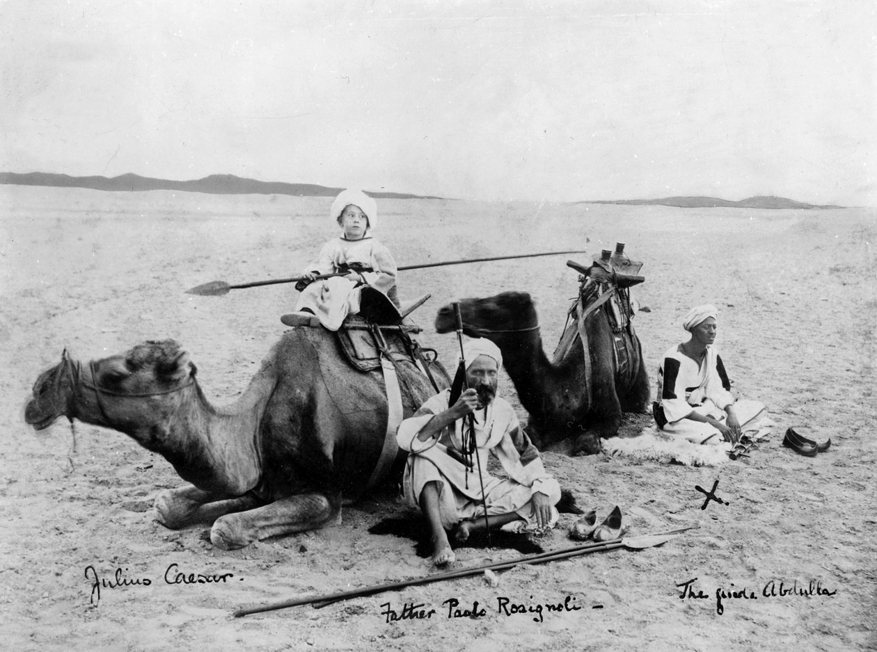 Isä Paolo Rosignoli Afrikassa, n. 1885 tekijältä Italian Photographer