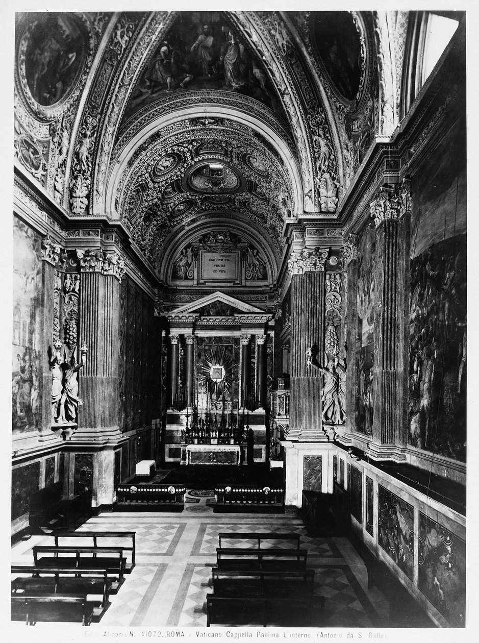 Paolina-kappelin sisustus, Vatikaani, Rooma tekijältä Italian Photographer