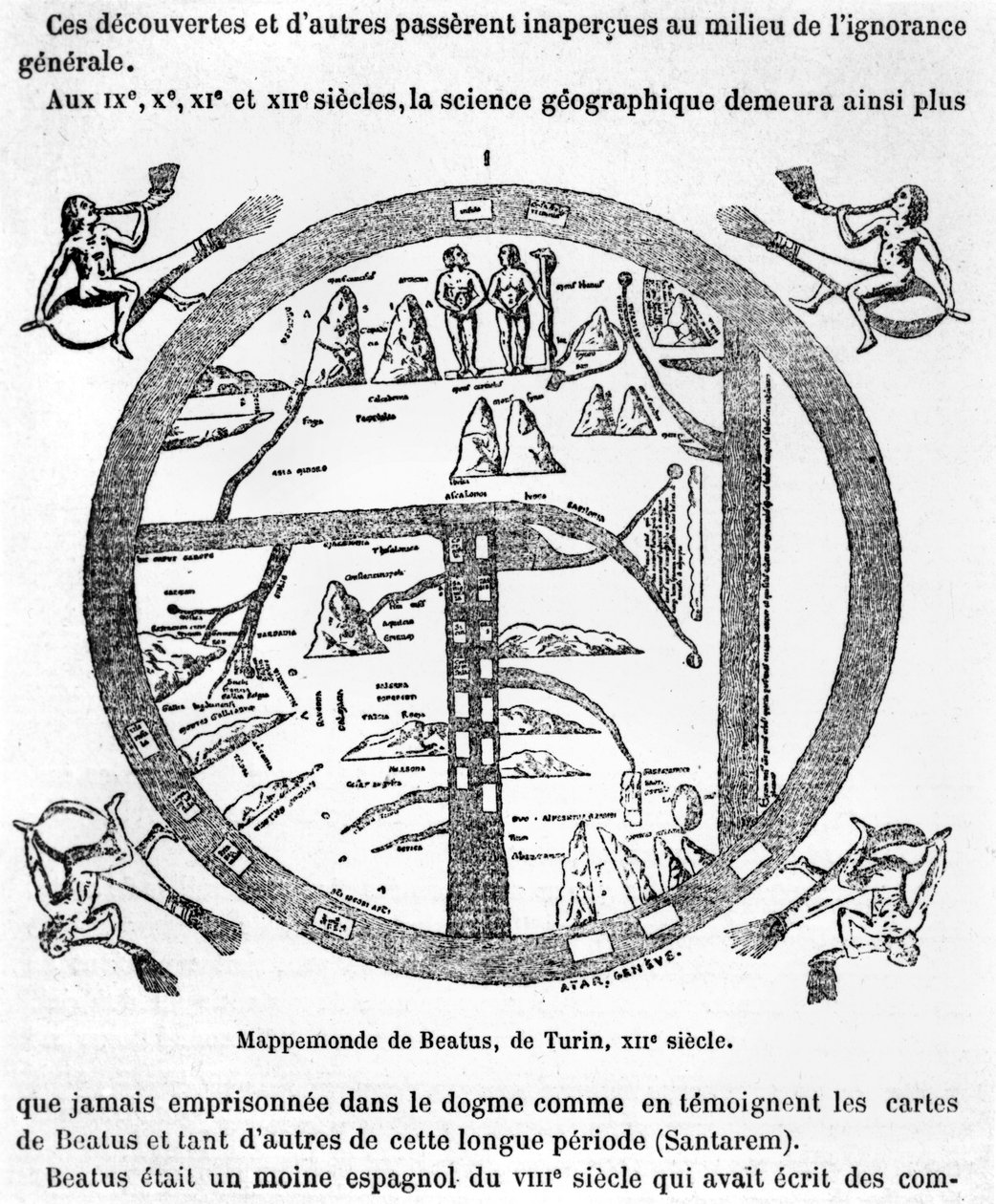 Torinon Beatus mappamundi tekijältä Italian School