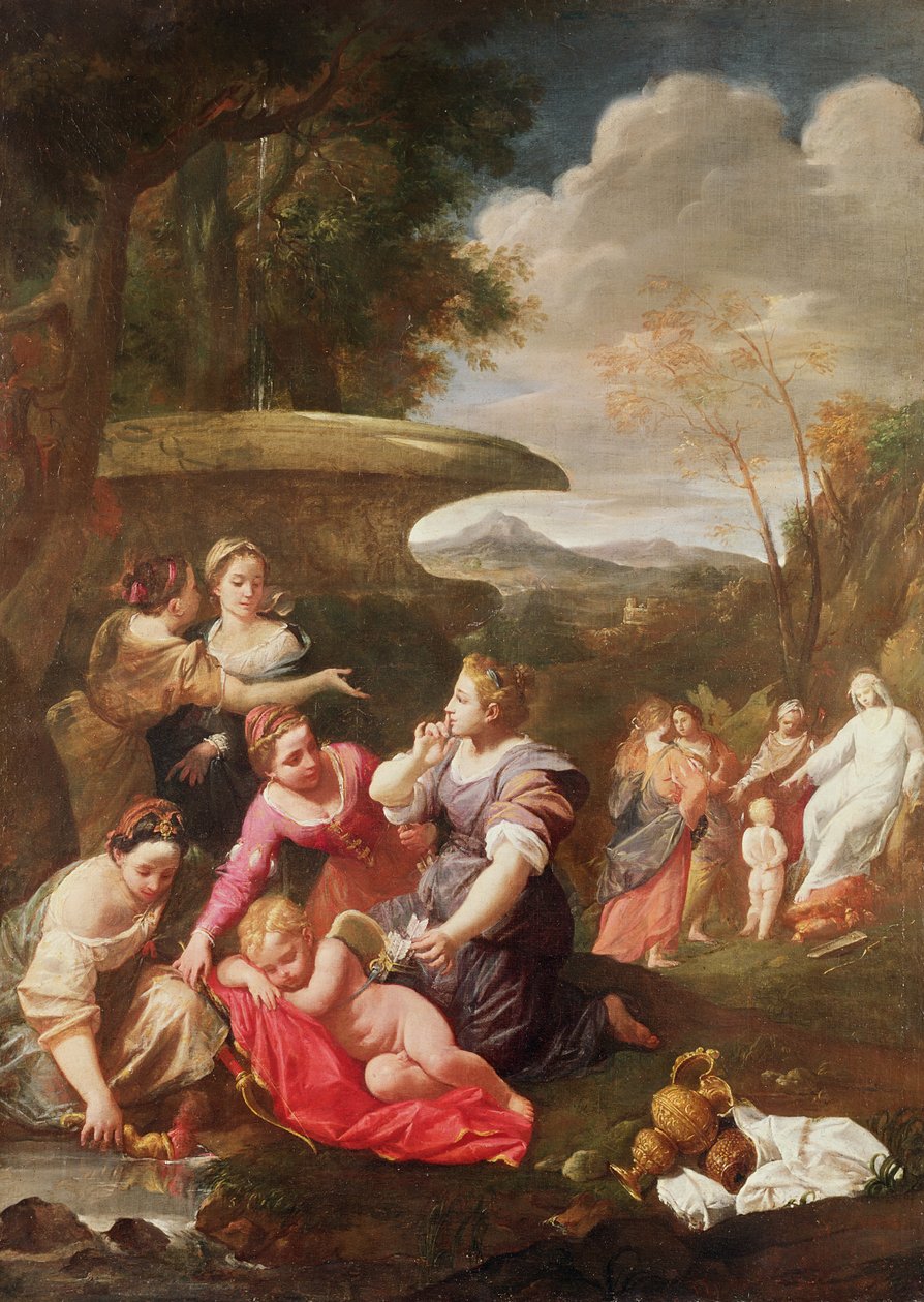 Country Scene tekijältä Italian School