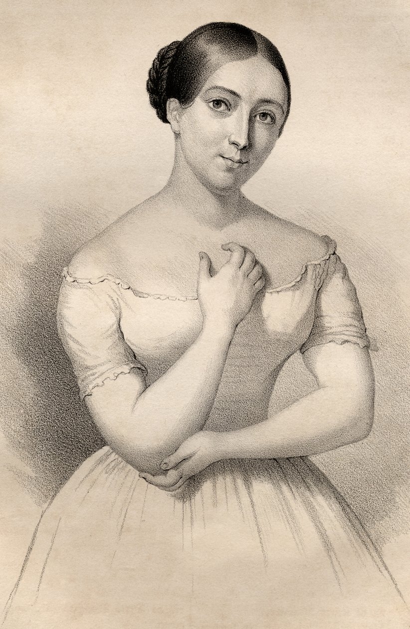 Giulia Grisi (1811-69) tekijältä Italian School