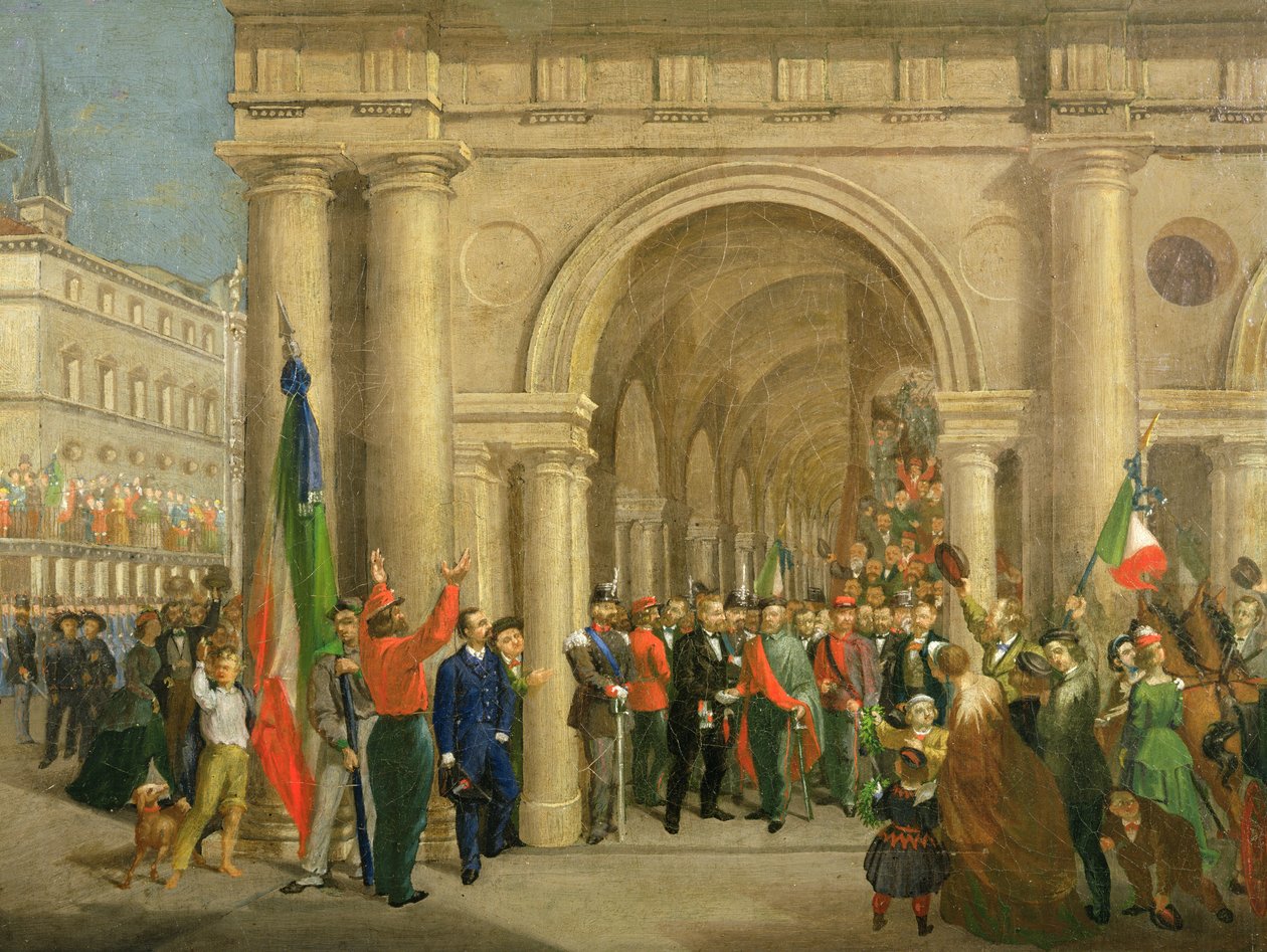 Giuseppe Garibaldi Vicenzassa, 7. maaliskuuta 1867 tekijältä Italian School