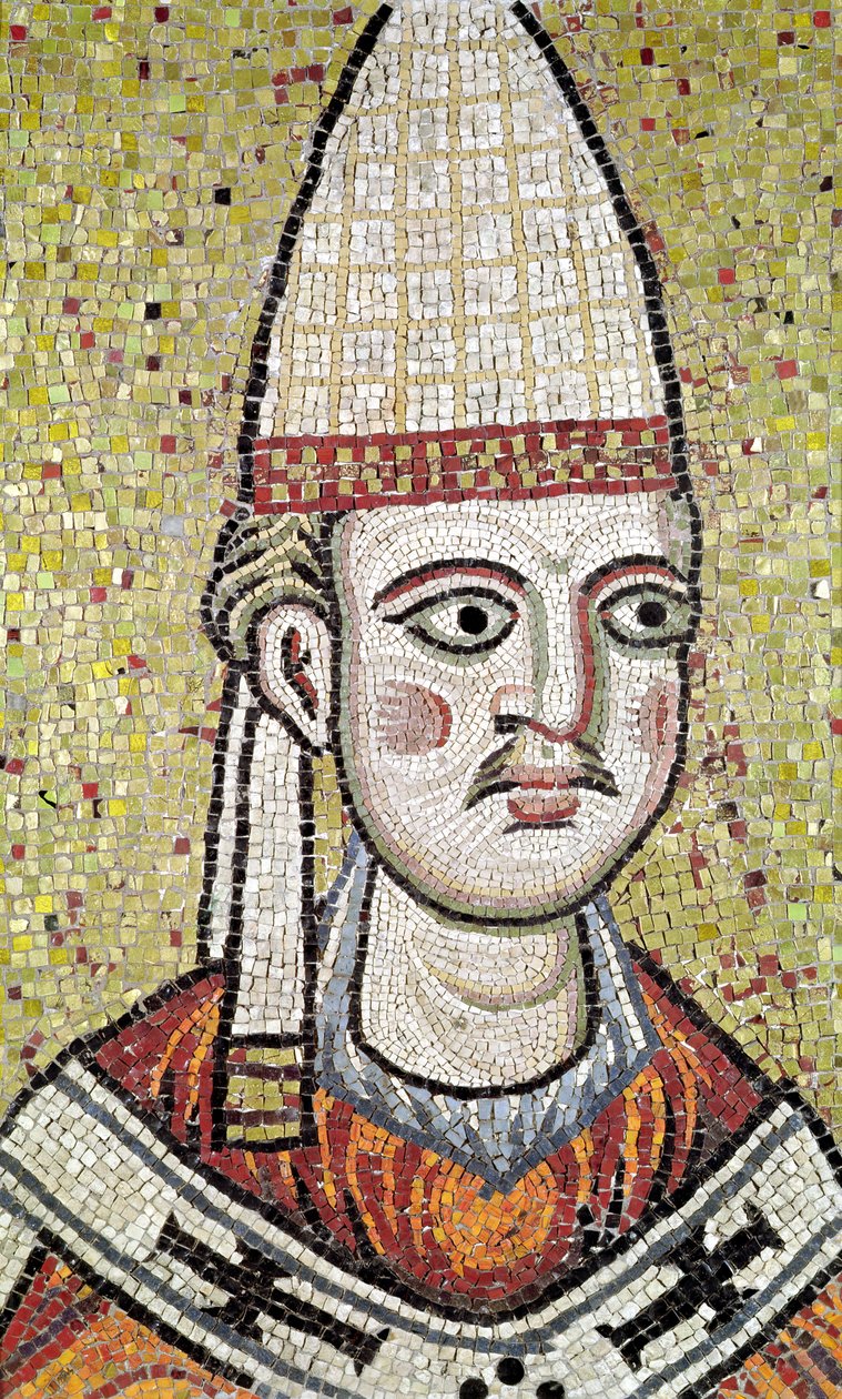 Paavi Innocentius III (1160-1216) (mosaiikki) tekijältä Italian School