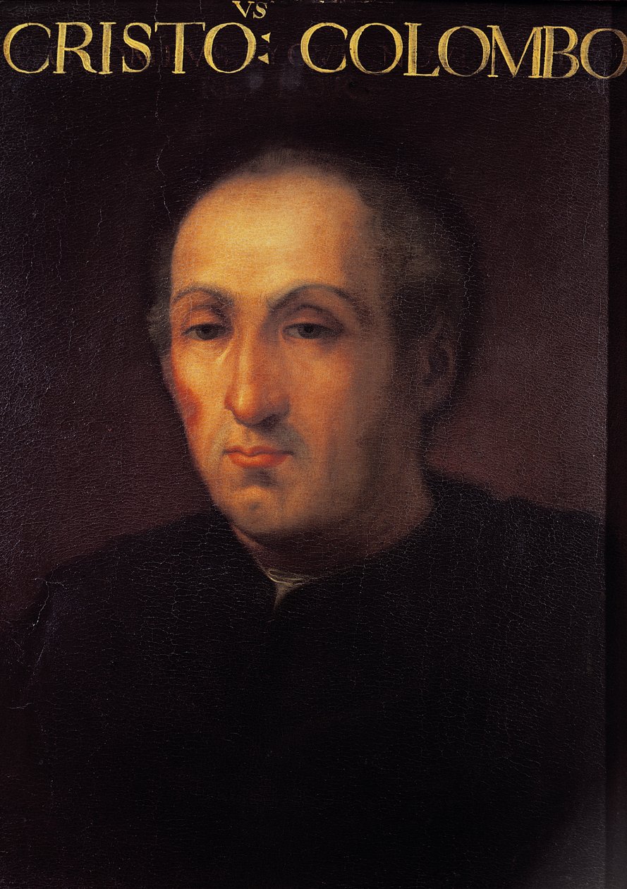 Kristoffer Kolumbuksen (1451-1506) muotokuva tekijältä Italian School