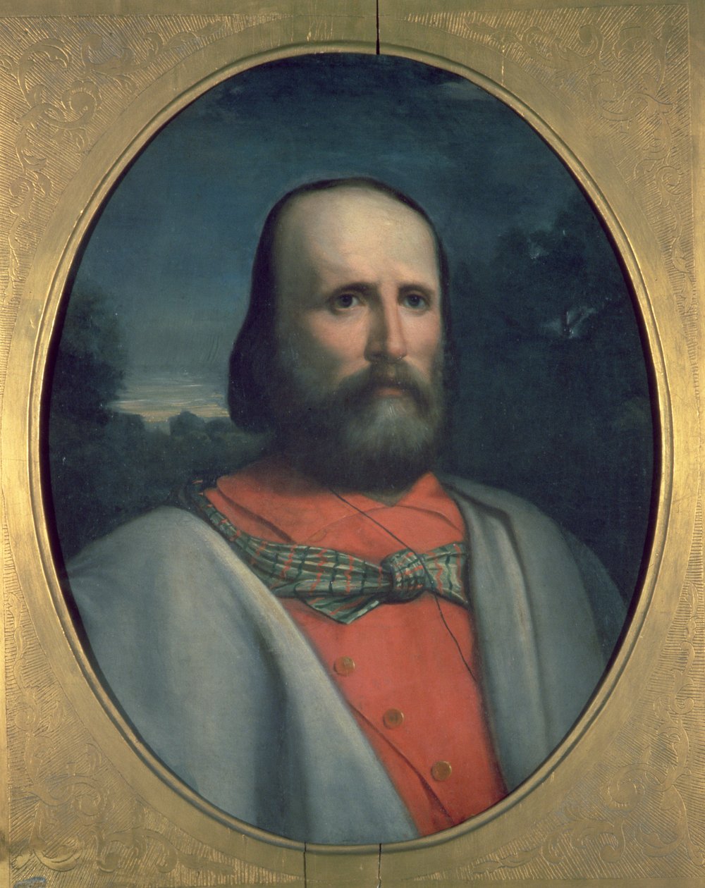 Giuseppe Garibaldin (1807-82) muotokuva tekijältä Italian School