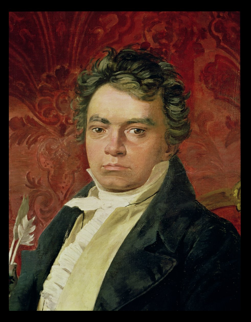 Ludwig Van Beethovenin (1770-1827) muotokuva tekijältä Italian School