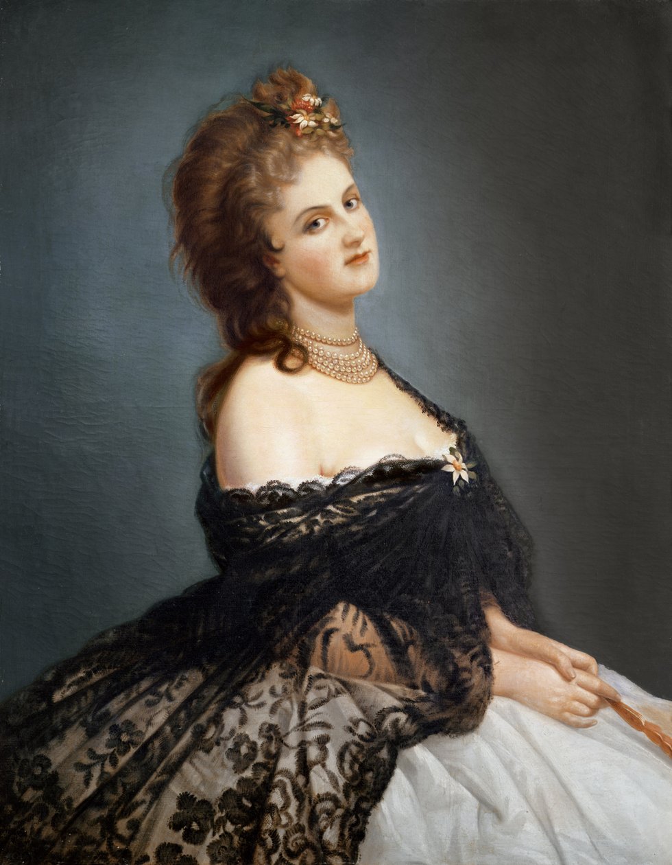 Muotokuva Virginia Oldoinista (1837-99) Castiglionen kreivitärstä tekijältä Italian School