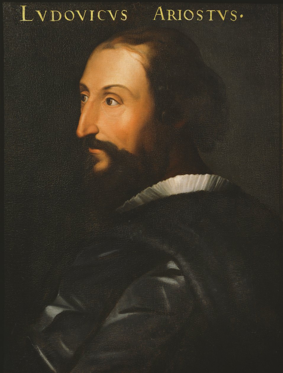 Runoilija Ludovico Arioston muotokuva tekijältä Italian School