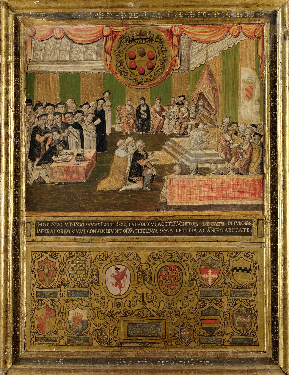 Liigan ratifiointi turkkilaisia vastaan 1570-71 tekijältä Italian School