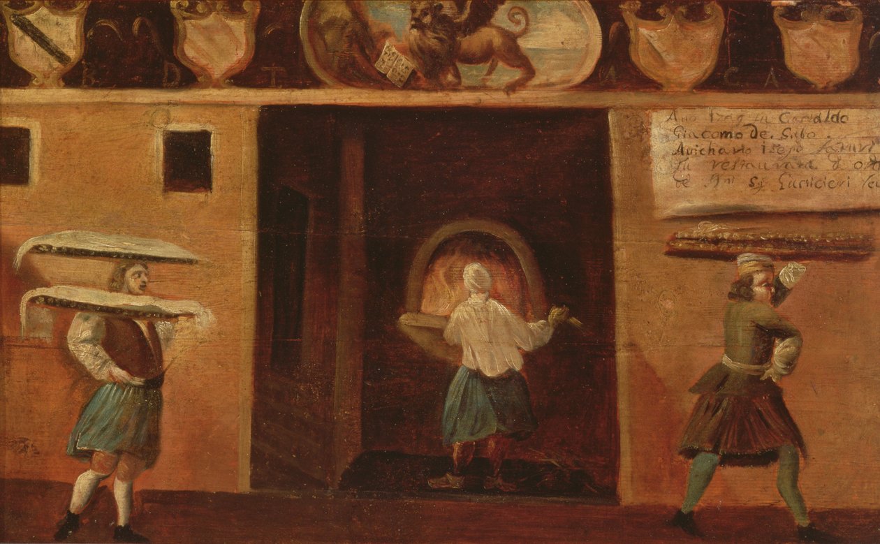 Huonekalut ja erilaiset esineet 1100- ja 1300-luvuilta tekijältä Italian School