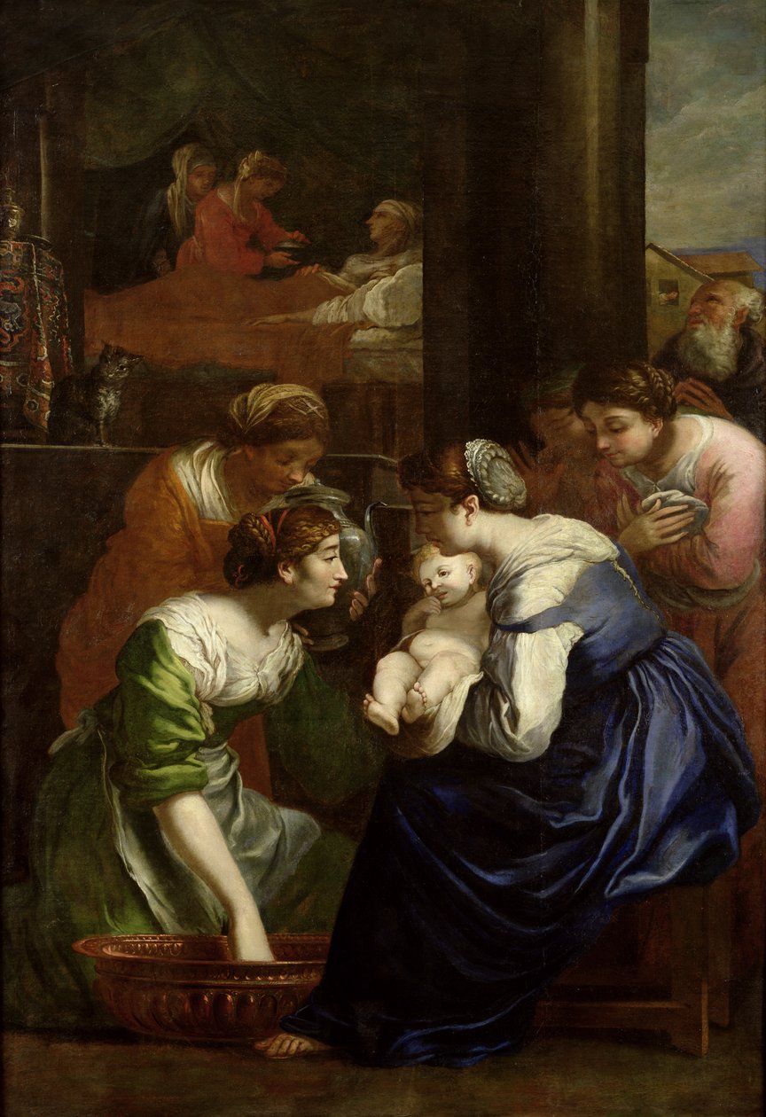 Neitsyen syntymä, noin 1620 tekijältä Italian School