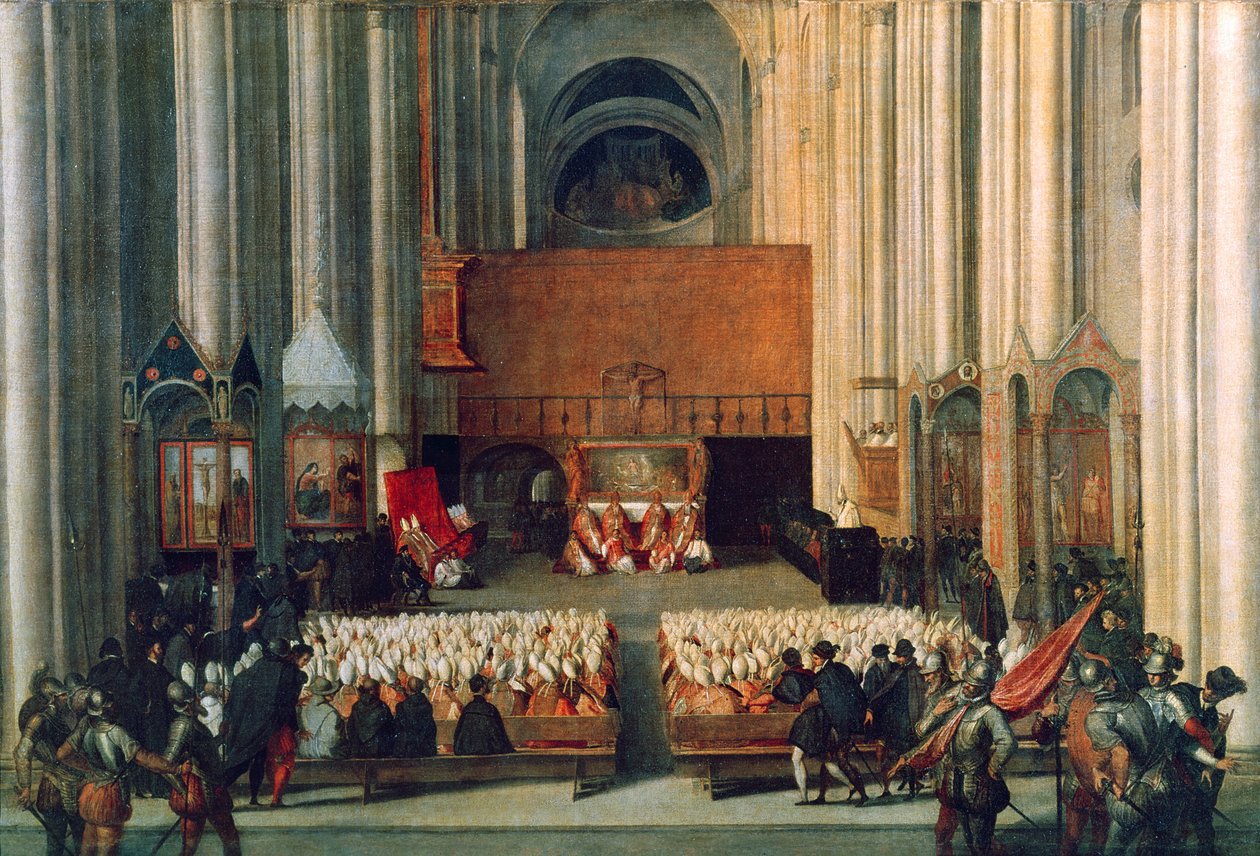 Trenton kirkolliskokous 4. joulukuuta 1563 tekijältä Italian School