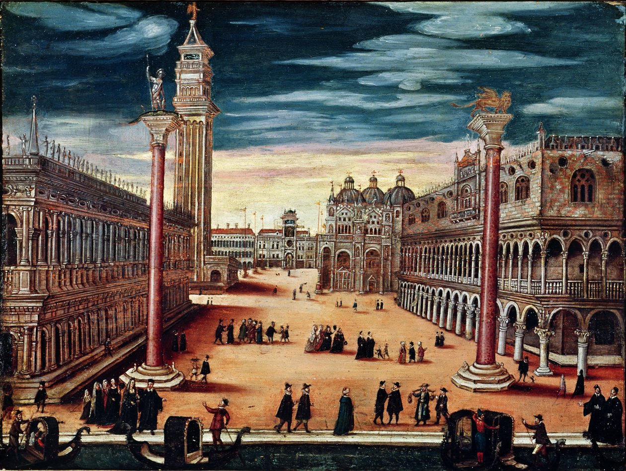 Piazzetta di San Marco, Venetsia tekijältä Italian School
