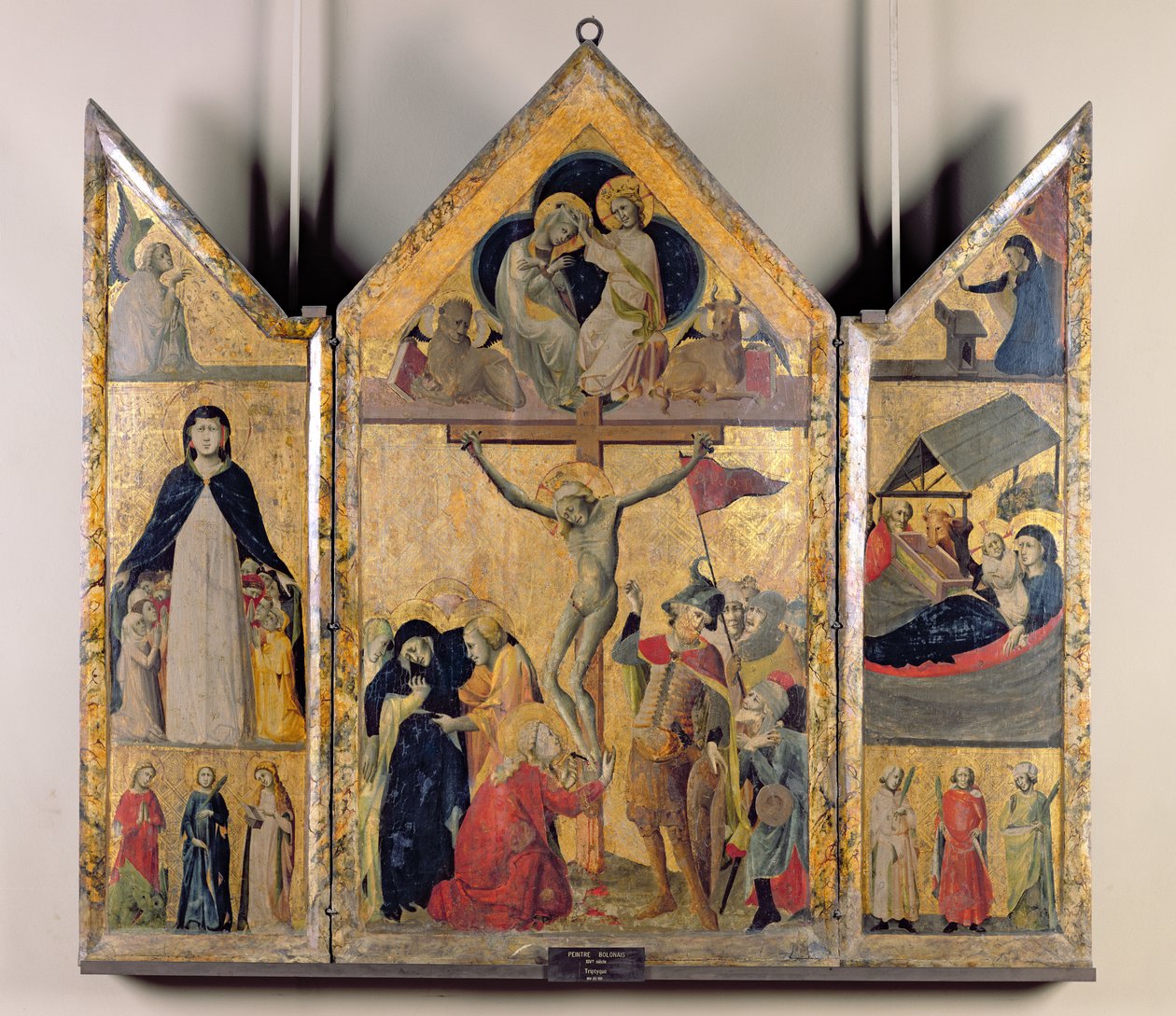 Triptyykki, jossa on kohtauksia Neitsyen elämästä, 1333 tekijältä Italian School