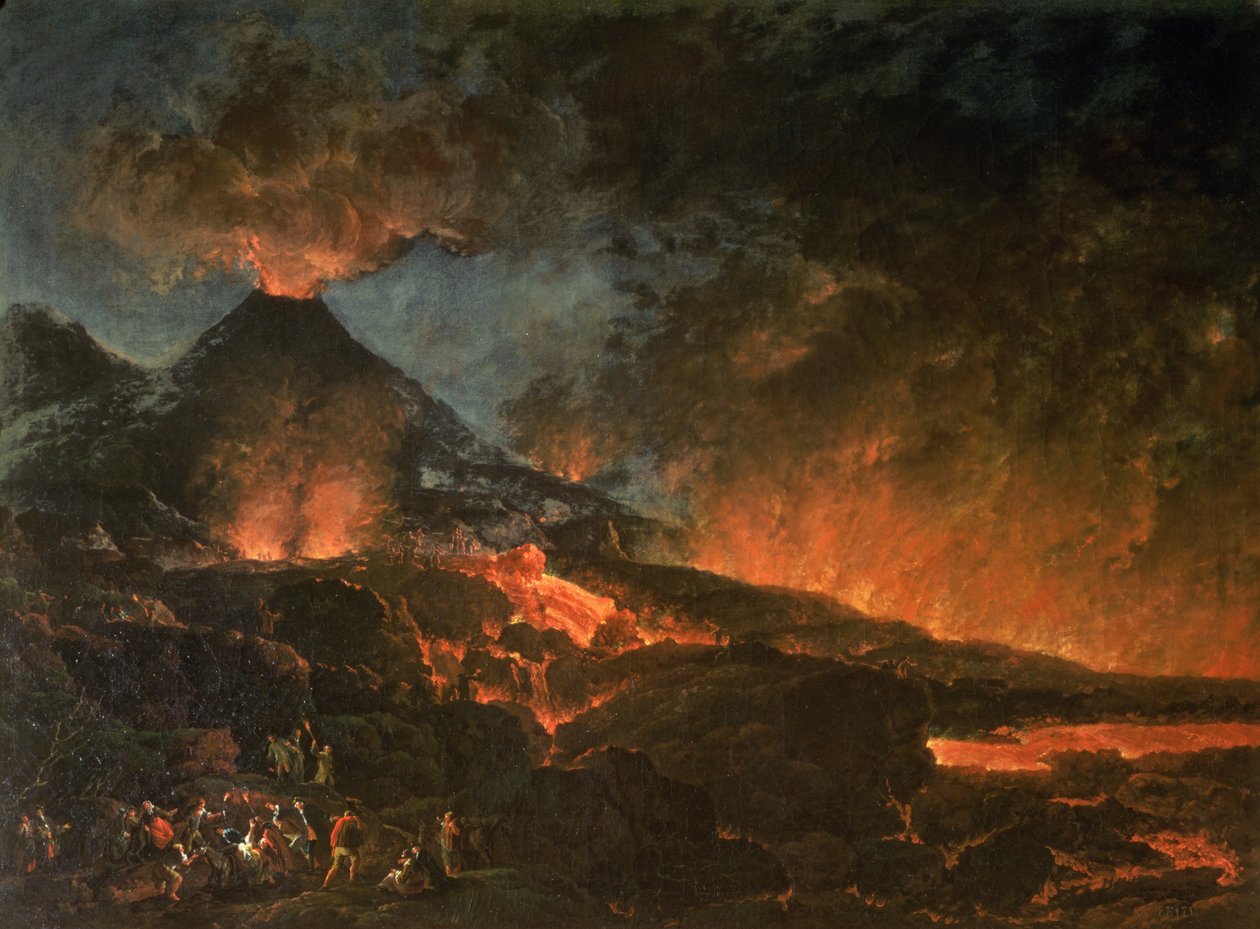 Vesuvius purkautuu tekijältä Italian School