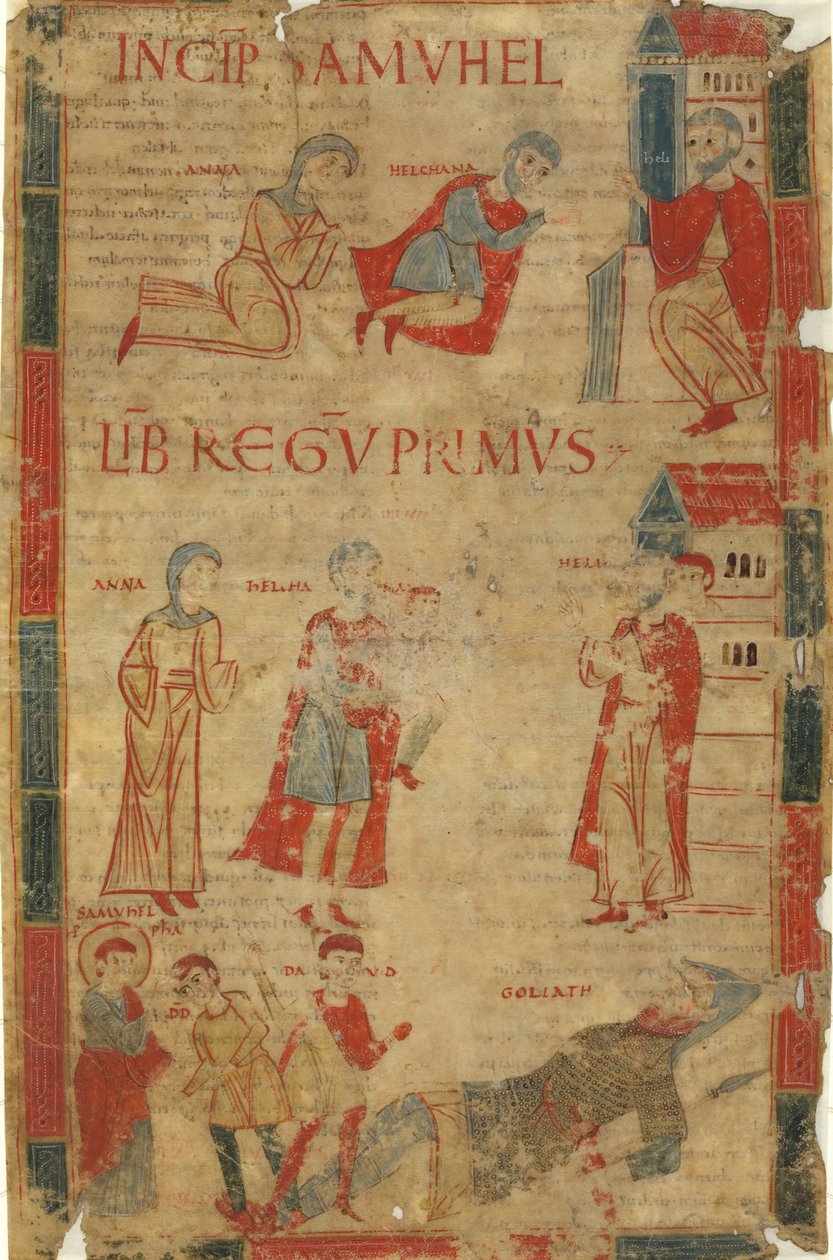 Neljä kohtausta Samuelin ensimmäisestä kirjasta tekijältä Italian 11th Century