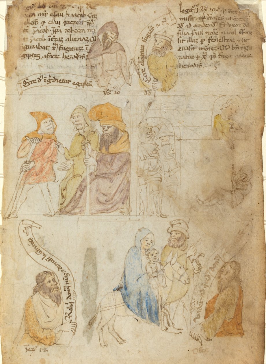 Lento Egyptiin [recto] tekijältä Italian 15th Century