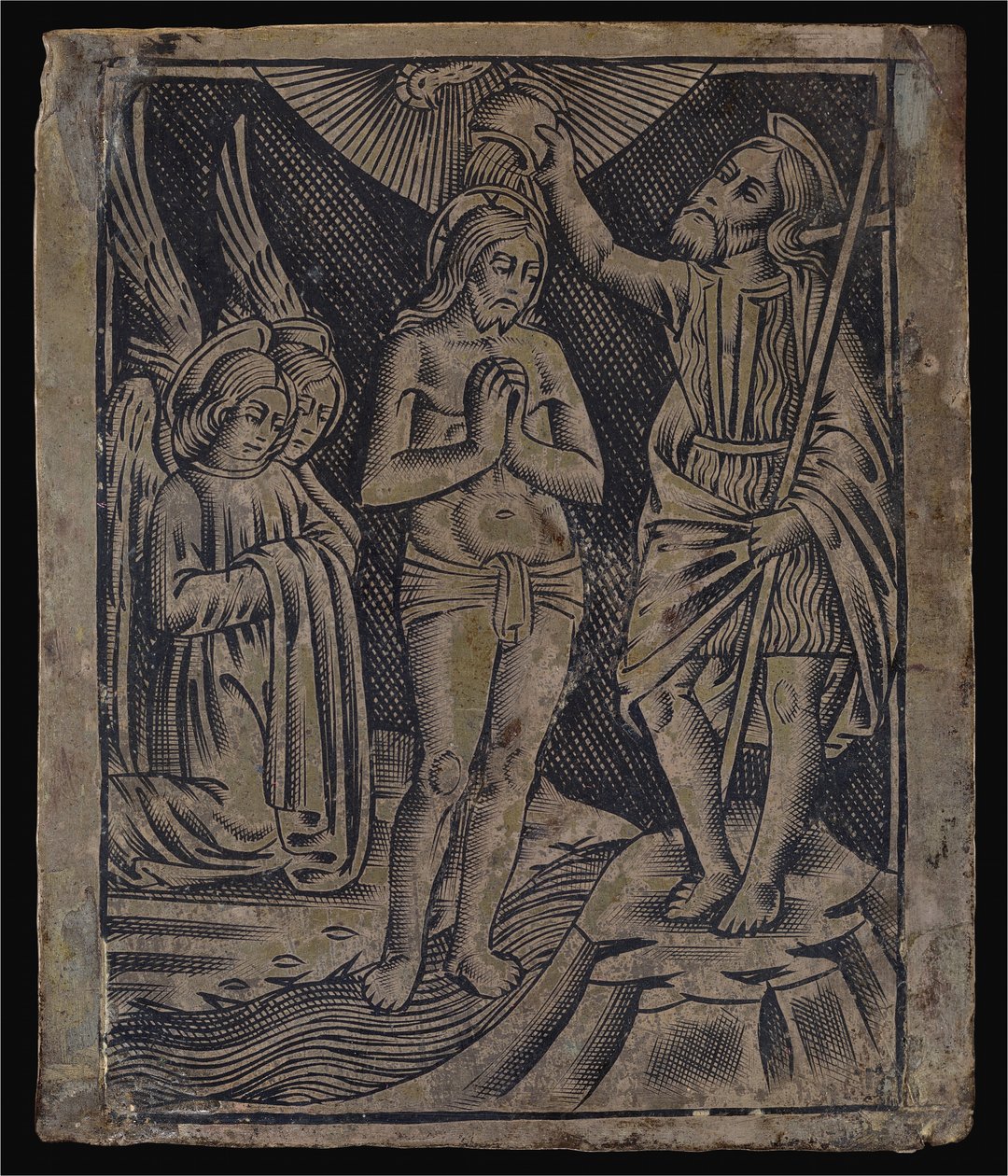 Kristuksen kaste tekijältä Italian 16th Century