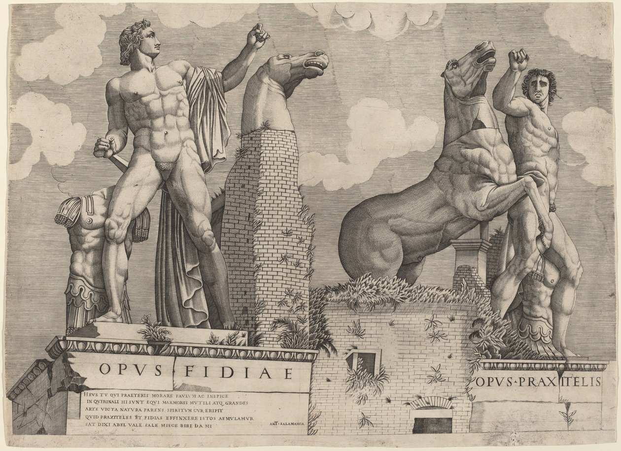 Tyttären työ... Praxitelin työ tekijältä Italian 16th Century