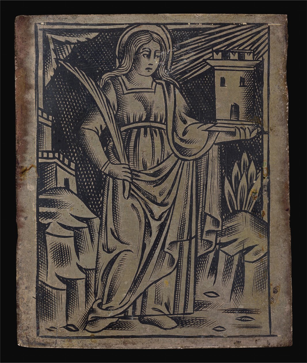 Pyhä Barbara tekijältä Italian 16th Century