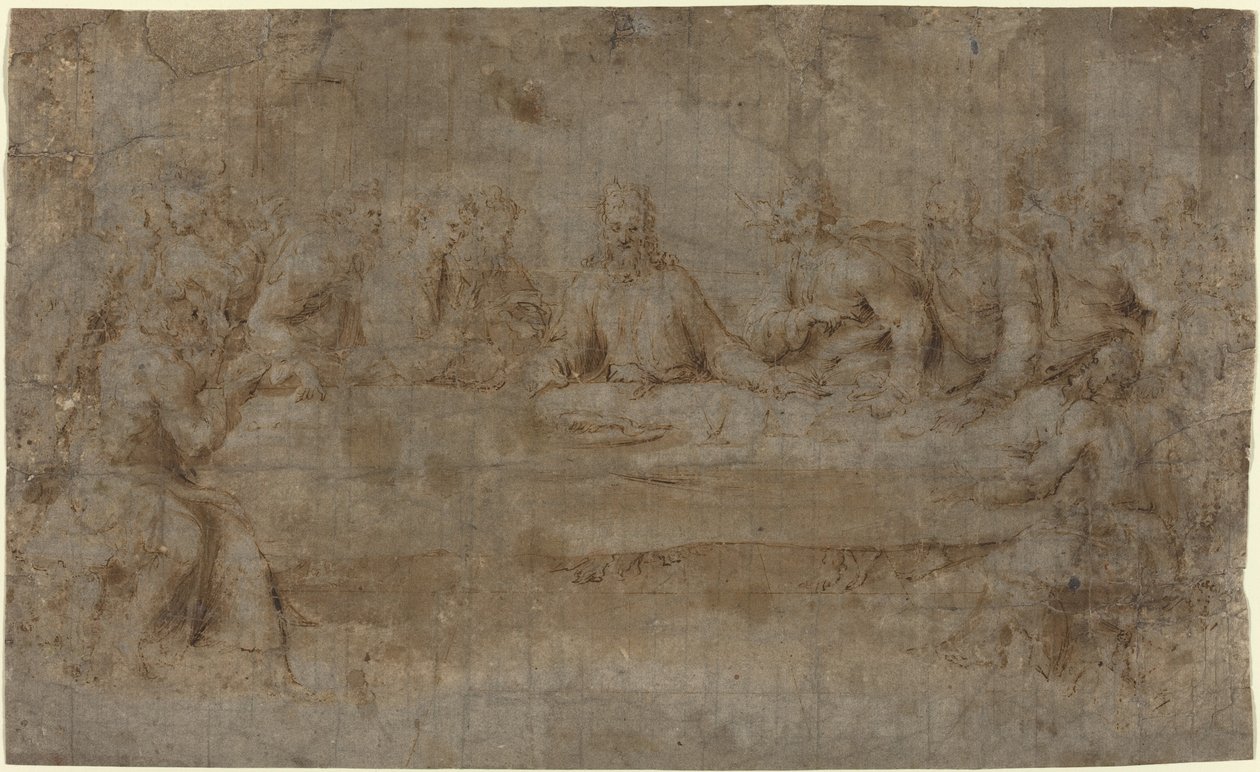 Viimeinen ehtoollinen tekijältä Italian 16th Century