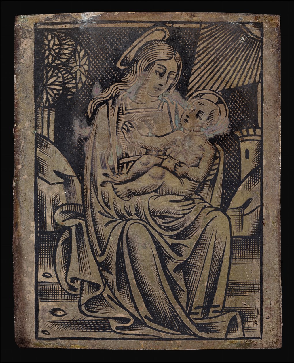 Neitsyt ja lapsi tekijältä Italian 16th Century