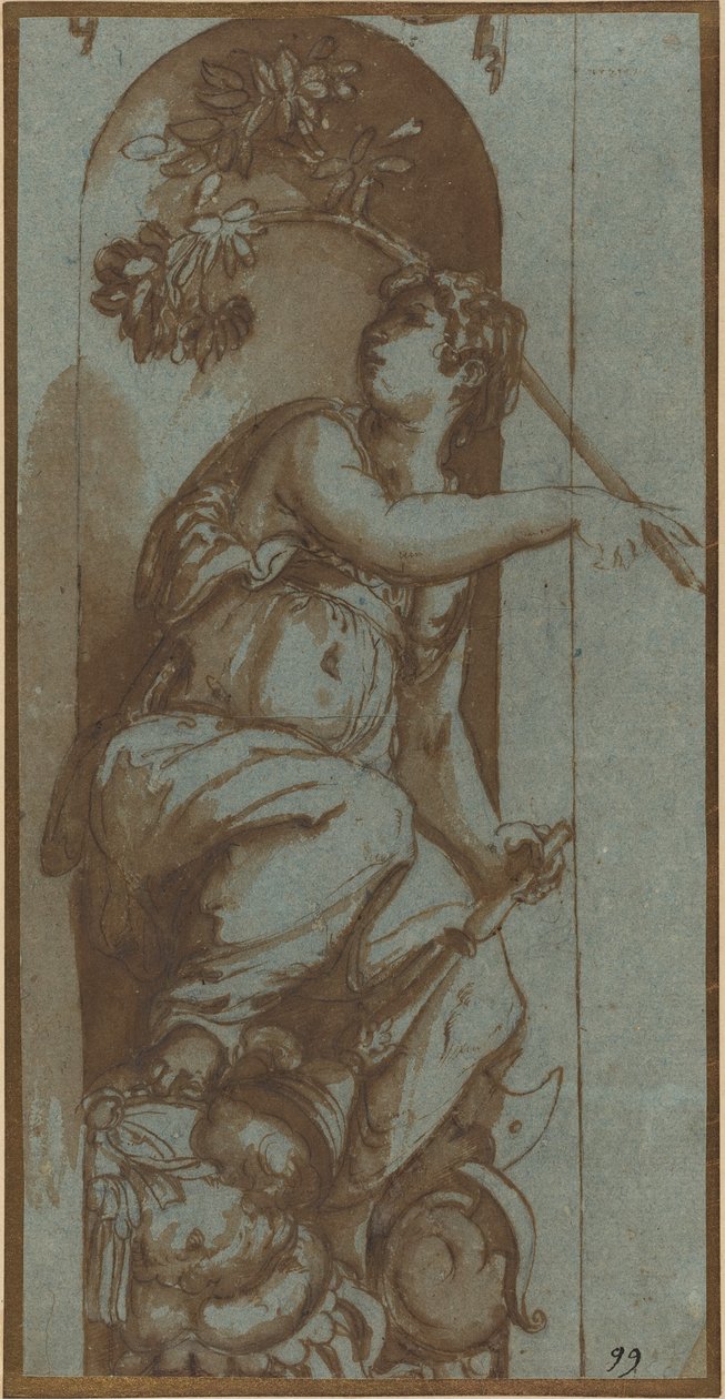 Rauhan allegoria tekijältä Italian 16th Century after Giorgio Vasari