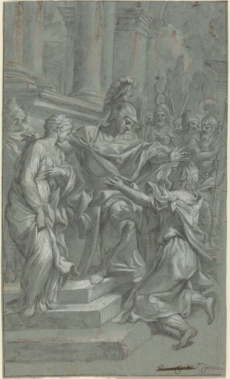 Scipio palauttaa vankeutensa rakastajalleen tekijältä Italian 17th Century