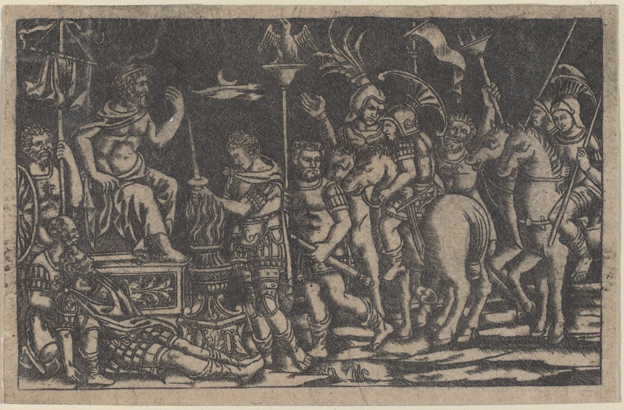 Mucius Scaevola tekijältä Italian 18th or 19th Century