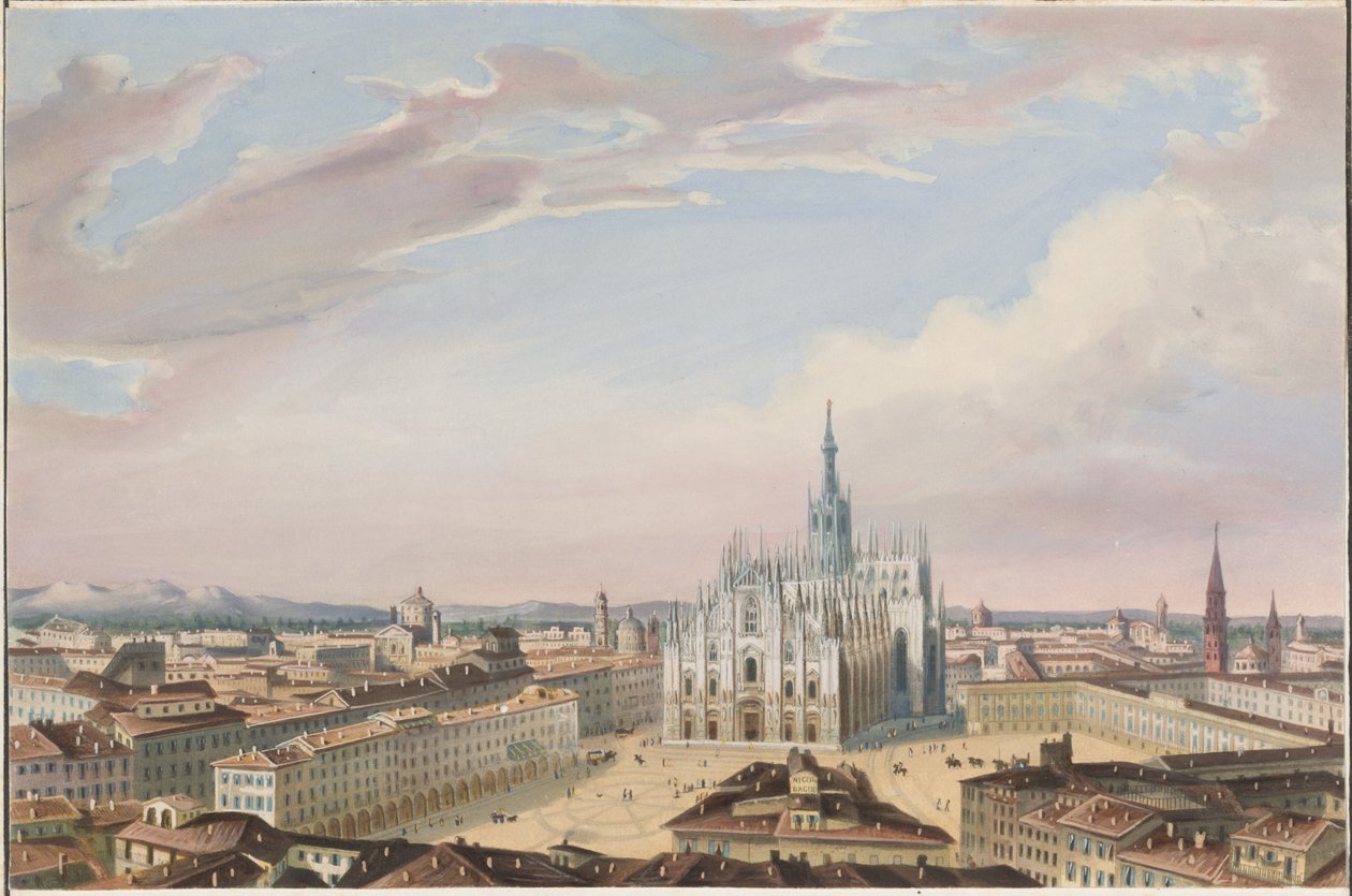 Milan Cathedral tekijältä Italian 19th Century
