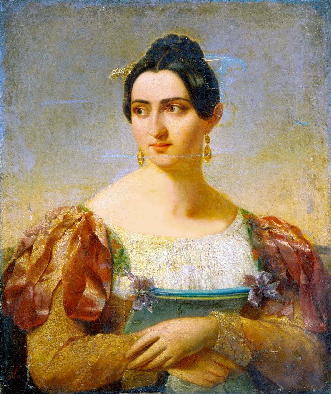Naisen muotokuva, 1800-luvun alku tekijältä Italian Master