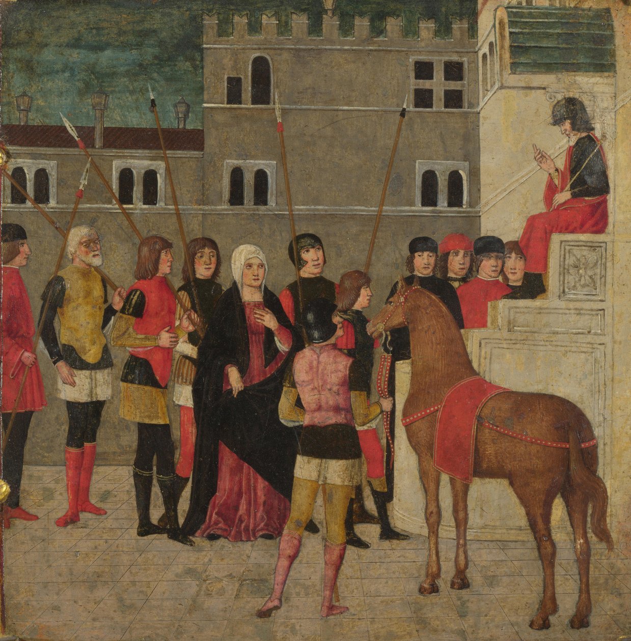 Trajanuksen tuomari vuosien 1475 ja 1500 välillä tekijältä Italian Master