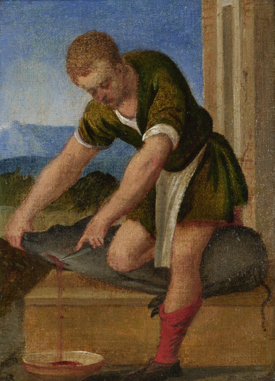Kuukausien työt: joulukuu, n. 1580 tekijältä Italian Master