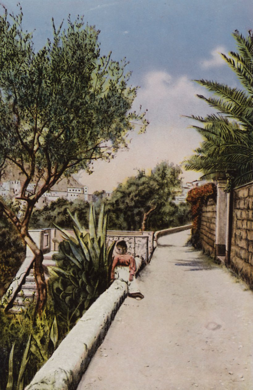 Capri: Via Tragara (värilitra) tekijältä Italian Photographer