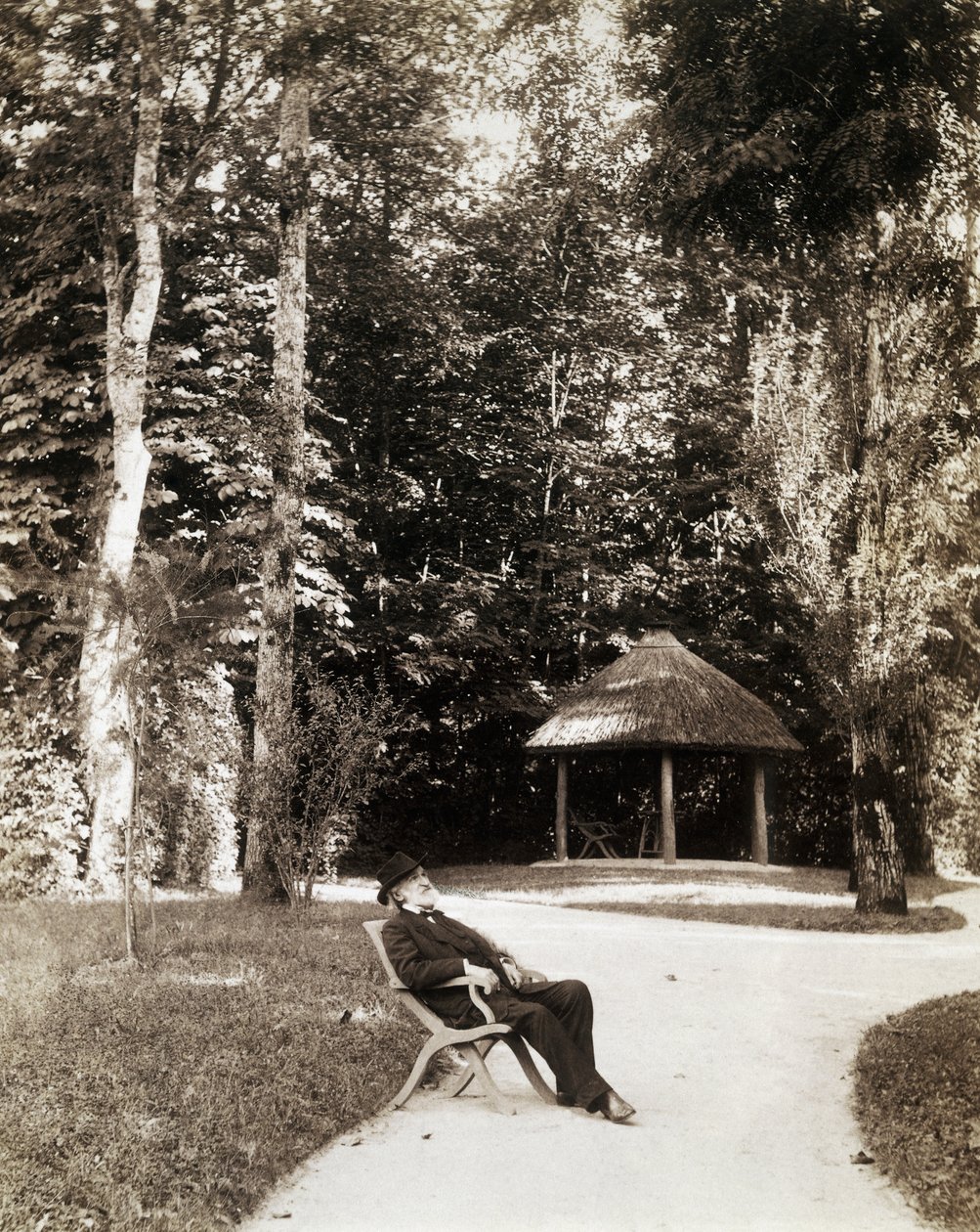 Giuseppe Verdi Villa Verdin puutarhassa, Sant