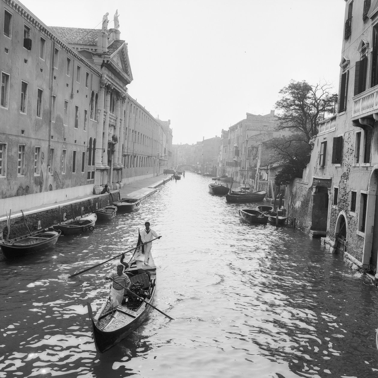 Gondolierit kanavalla Venetsiassa tekijältä Italian Photographer