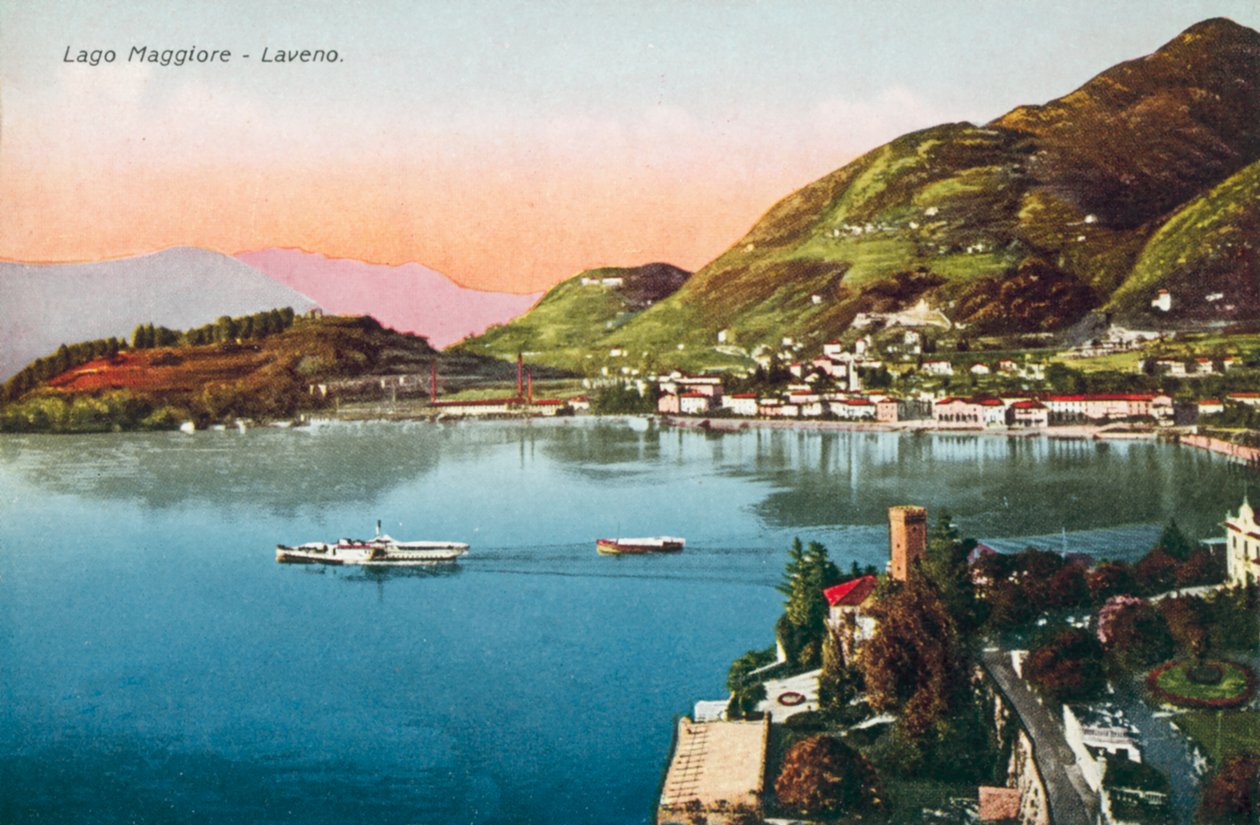 Maggiore-järvi, Laveno (värikuva) tekijältä Italian Photographer