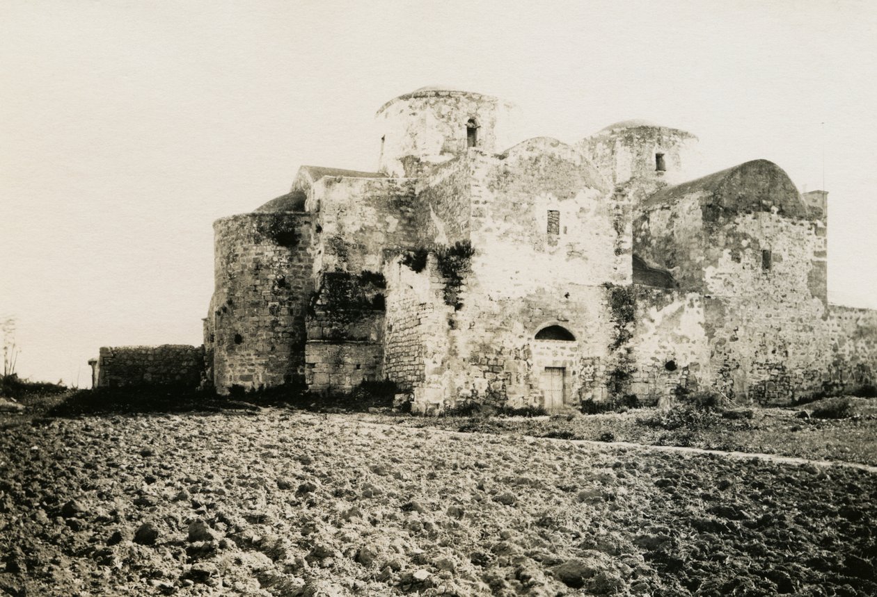 Agios Varnavasin luostari, Engomi, Kypros, valokuva Camille Enlart, Pariisi tekijältä Italian Photographer