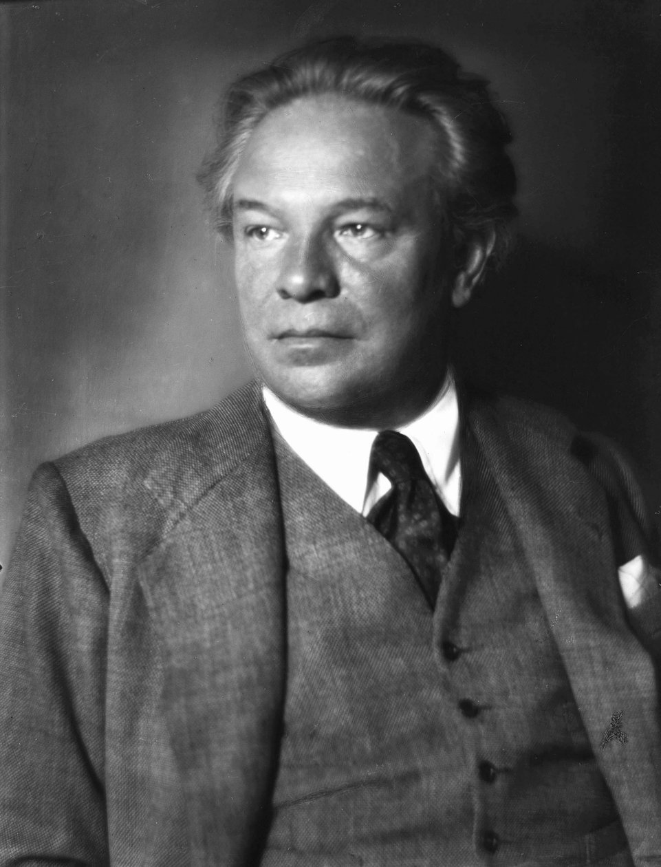 Ottorino Respighi (valkoinen kuva) tekijältä Italian Photographer