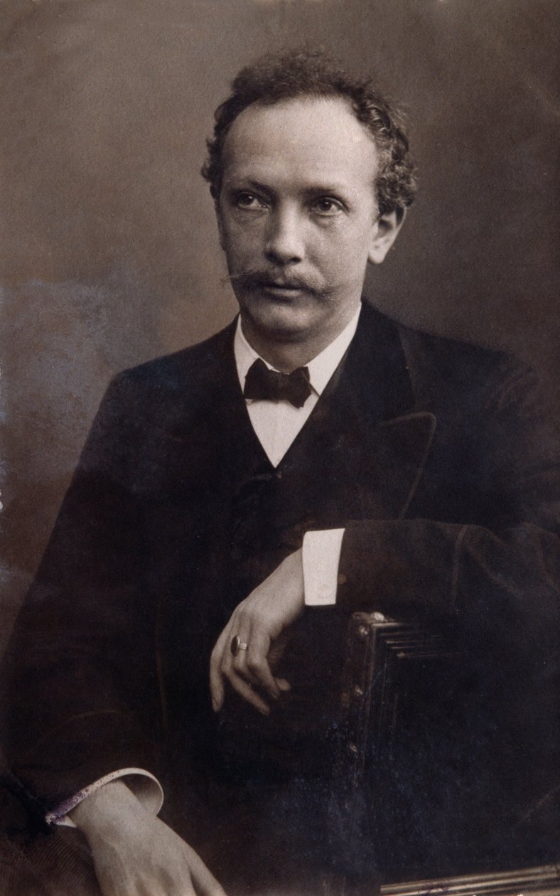 Richard Straussin (1864-1949) saksalaisen säveltäjän muotokuva. tekijältä Italian Photographer
