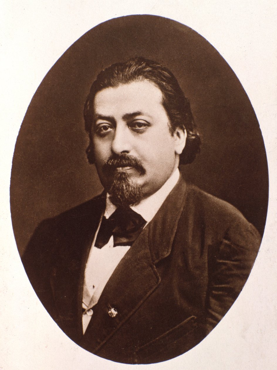 Puolalaisen säveltäjän Henryk Wieniawskin (1835-1880) muotokuva tekijältä Italian Photographer