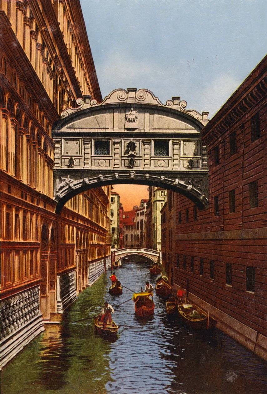 Venezia / Venetsia: Huokausten silta (värillinen kuva) tekijältä Italian Photographer