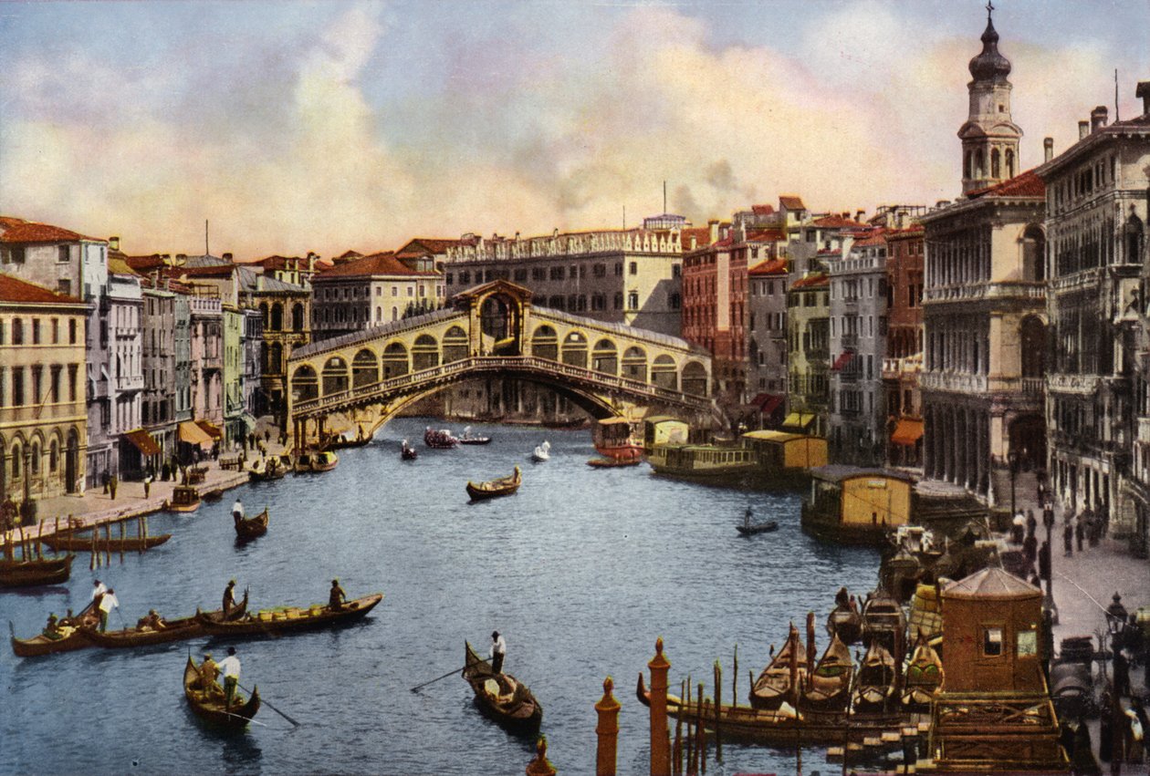 Venezia / Venetsia: Rialton silta (värillinen kuva) tekijältä Italian Photographer
