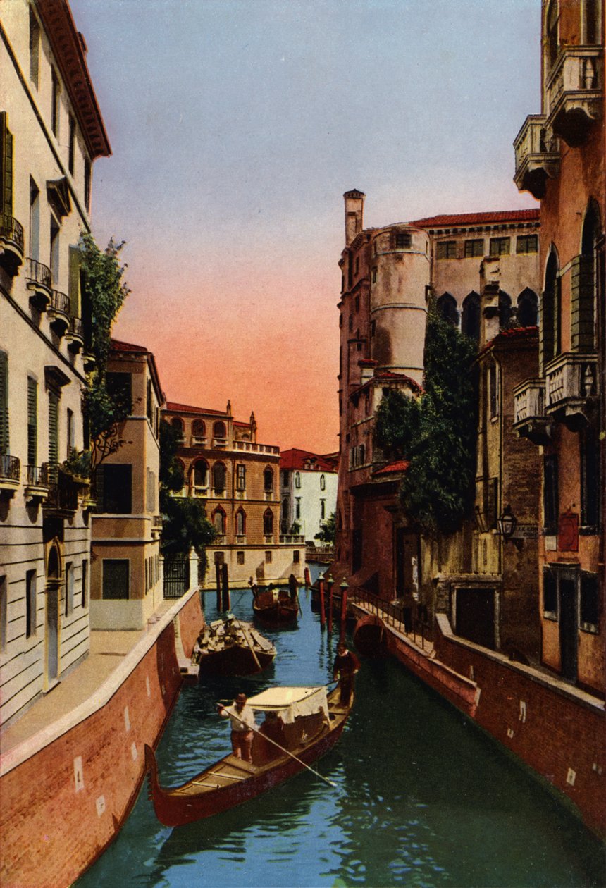Venetsia / Venice: Rio delle Meravegie (värillinen kuva) tekijältä Italian Photographer