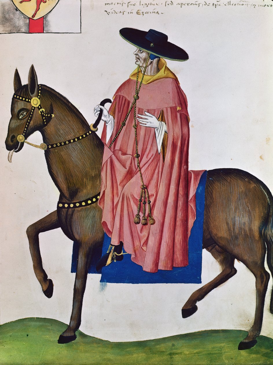 Piispa Codex Capodilistasta (vellum) tekijältä Italian School