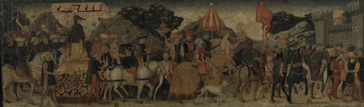 A Triumph, n. 1450 (tempera paneelissa) tekijältä Italian School