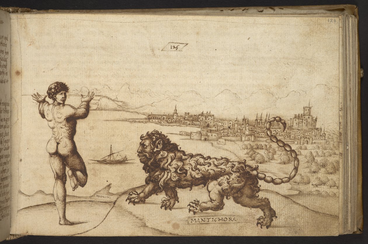 Lisätä. 82955, f.124 Ihmishahmo ja olento (